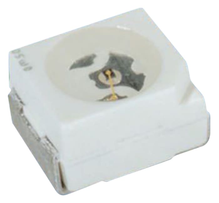 LED Kingbright, Rojo, 625 nm, Vf= 2.5 V, 120 °, mont. superficial, encapsulado PLCC 2