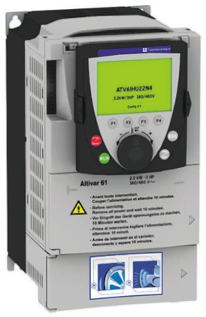 Schneider Electric ALTIVAR 61 İnverter Sürücü, 3 Fazlı, 11 kW, 400 V, 36,6 A, 0,1 → 1000Hz