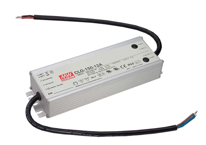 MEAN WELL, 24V Output, 151.2W Output, 6.3A Output, Constant Voltage