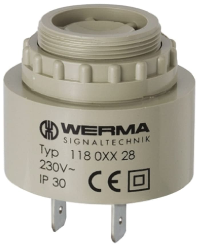 Werma 11906828 Пьезоэлектрический звуковой оповещатель 90дБ