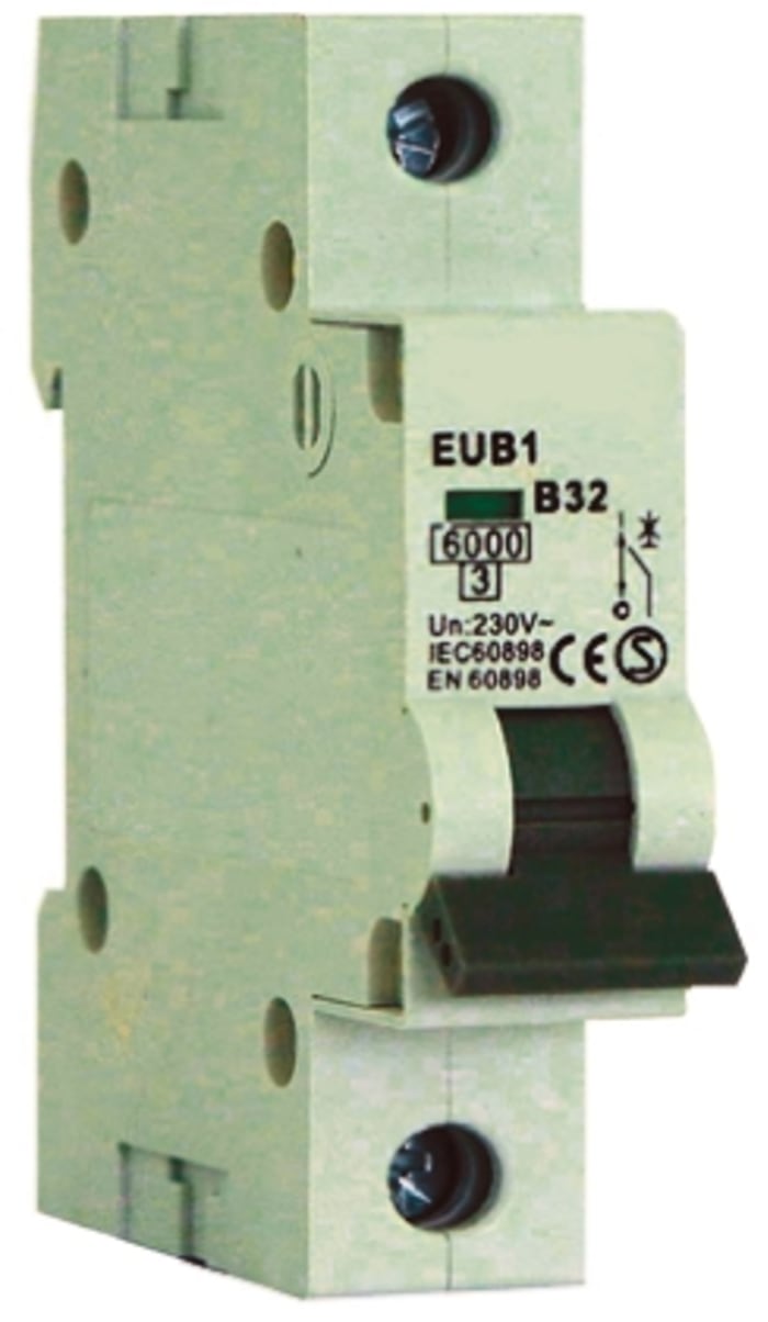 Mini-disjoncteur 6 kA 1 pôle B 25 A