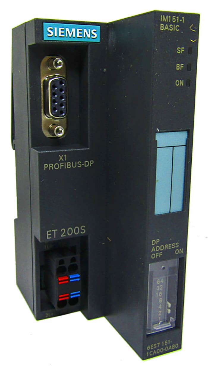 6ES71511CA000AB0 Siemens Siemens PLC I/O Module for use with ET200S Series, 119.5 x 45 x 75