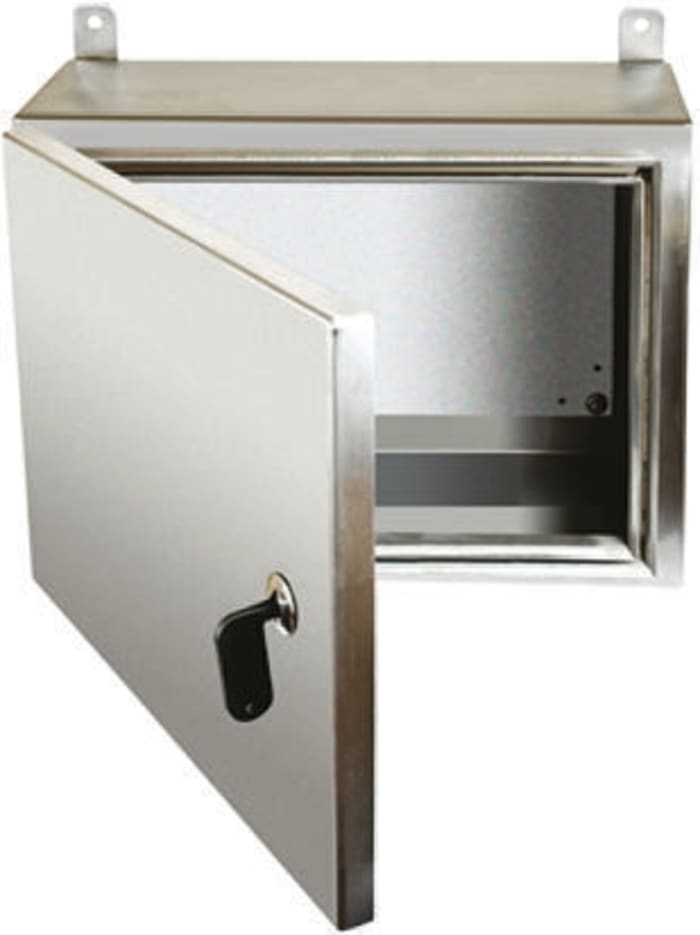 RS PRO 316 Stainless Steel Wall Box, IP69K, 600 mm x 400 mm x 200mm