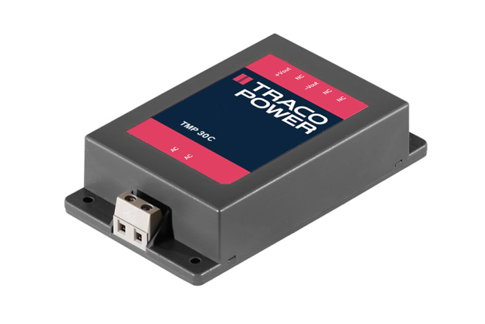 TRACOPOWER Switching Power Supply, TMP 30212C, ±12V dc, 1.3A, 30W, Dual Output, 120 → 370 V dc, 85 → 264