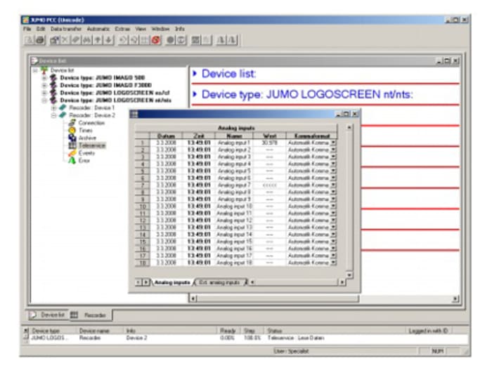 Jumo PCC-Programm .