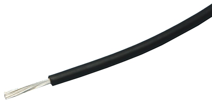 Hitachi MLCF Series Black 1.3 mm² Hook Up Wire, 16 AWG, 50/0.18 mm, 20m, PEX Insulation, MLFC 1.25SQ 20m