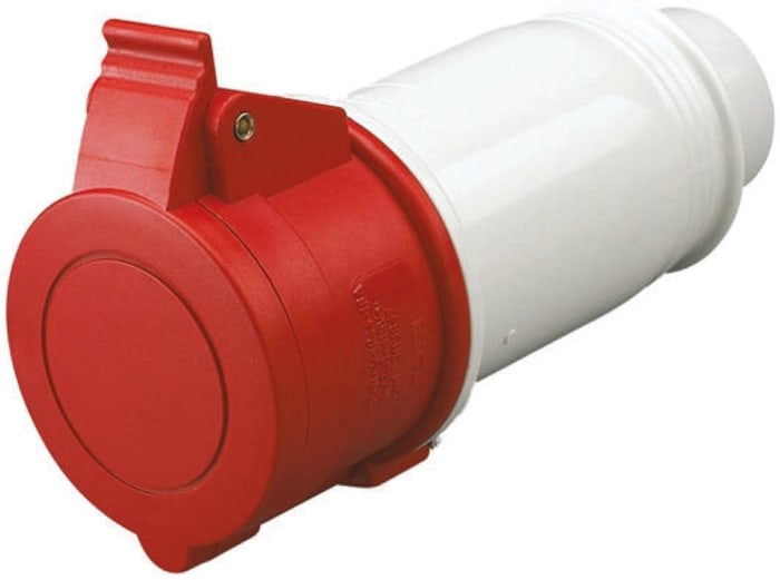 Fiche femelle prolongatrice droite IP44