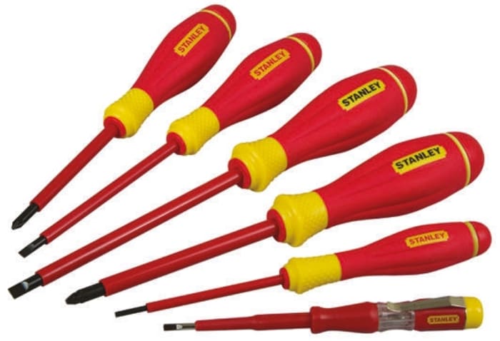 Stanley Parallel; Pozidriv Screwdriver Set, 6-Piece
