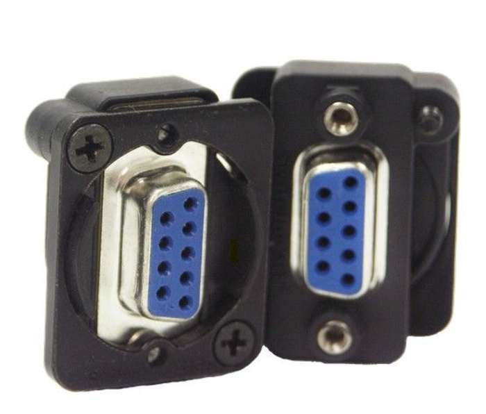 Adaptér D-Subminiature, Redukce, pro použití s: 9pinový konektor D-Sub Switchcraft