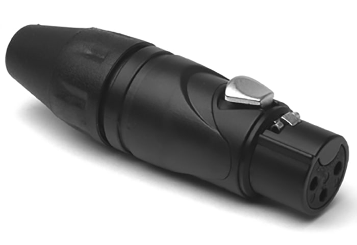 Amphenol Industrial Cable Mount XLR Connector, Female, 133 V, 3 Way, Silver Plating