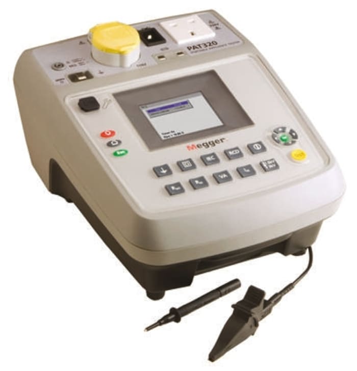 Megger PAT320 PAT Tester, Class I, Class II Test Type