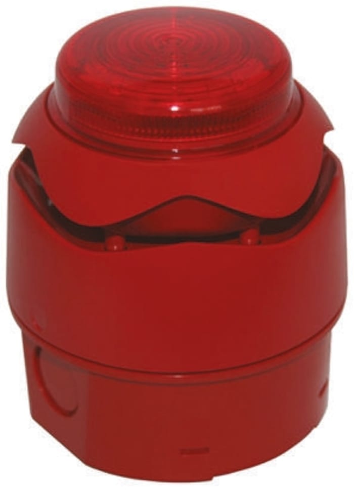 Hosiden Besson Flashtone Series Red Beacon, 10 → 28 V dc, Surface Mount, 10dB at 1 Metre