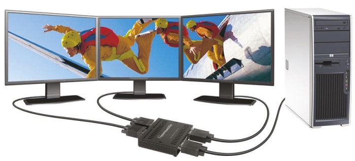 Matrox 4 Port DVI, VGA Splitter 3840 x 1024