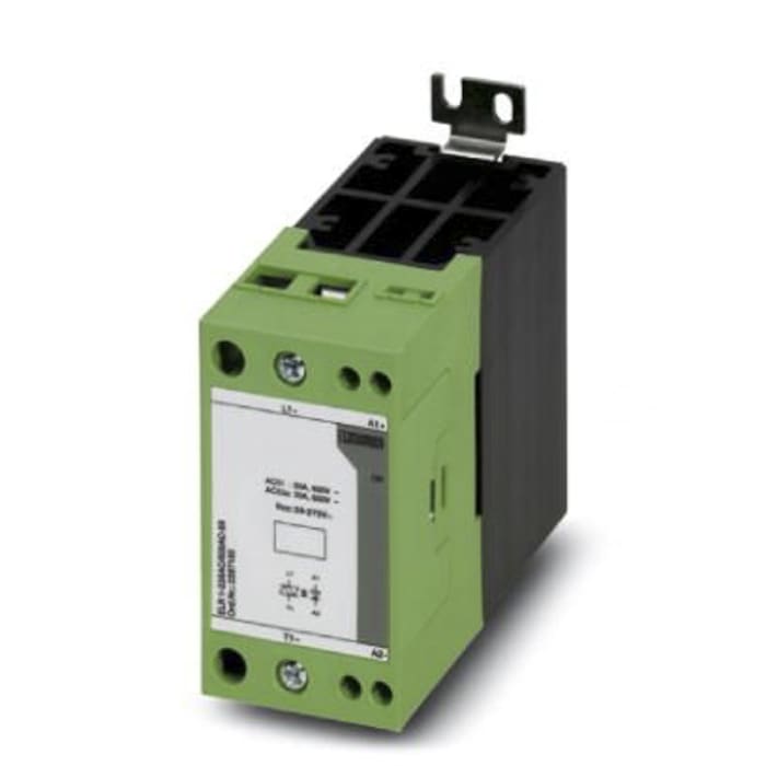 Solid State Contactor, 3P, 230 V ac, 50A , DIN Rail Mount, Screw Terminal Type
