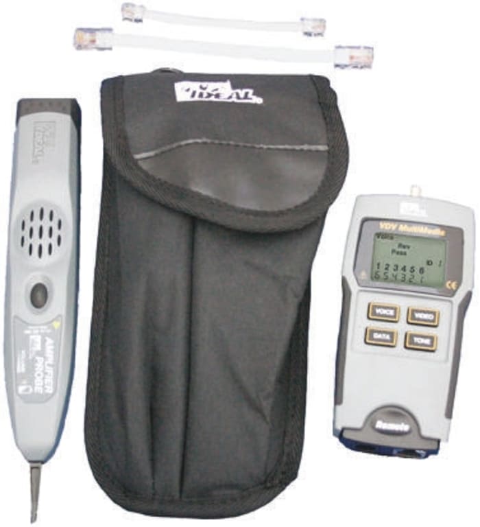 Ideal 33-859 Video, Data & Voice Wiring Tester of Cable Continuity, Miswire, Open Circuit, Short Circuit