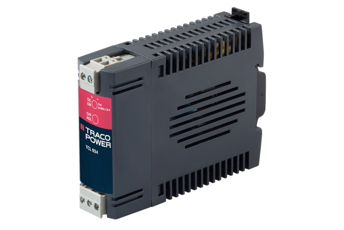 TRACOPOWER TCL-DC DC-DC Converter, 24V dc/ 1A Output, 24W, DIN Rail Mount, +70°C Max Temp -25°C Min Temp