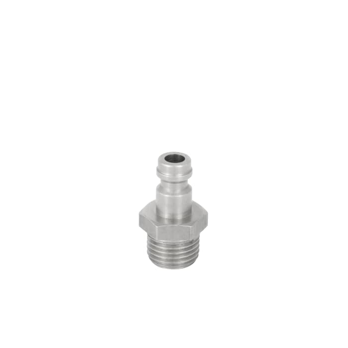 RS PRO Brass Male Pneumatic Quick Connect Coupling, G 1/4 Male Threaded