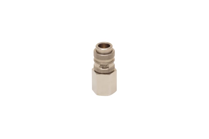 Raccord rapide pneumatique RS PRO, Filetage vers Femelle G 1/8 Femelle 1/8pouces Camozzi, Legris, Rectus 21, Rectus 90