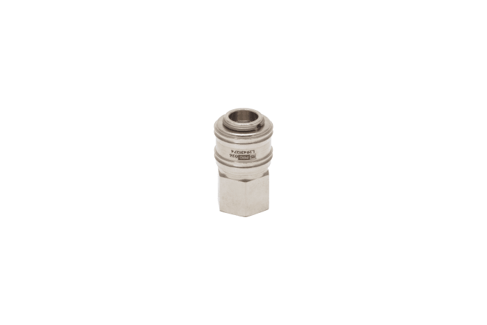 RS PRO Brass Female Pneumatic Quick Connect Coupling, G 3/8 Female Threaded