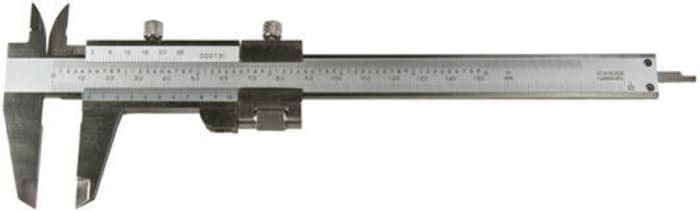 RS PRO 150mm Vernier Caliper Caliper 0.02 mm Resolution, Metric