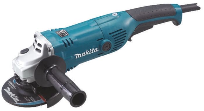 Amoladora angular Makita GA5021 de 240V 1050W, diámetro de disco 125mm, 1200rpm, conector UK