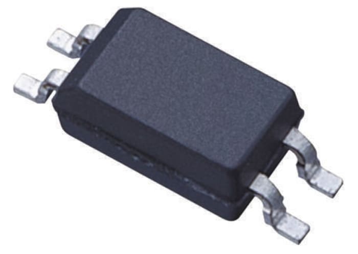 Lite-On, LTV-354T AC Input Transistor Output Optocoupler, Surface Mount, 4-Pin Mini-Flat