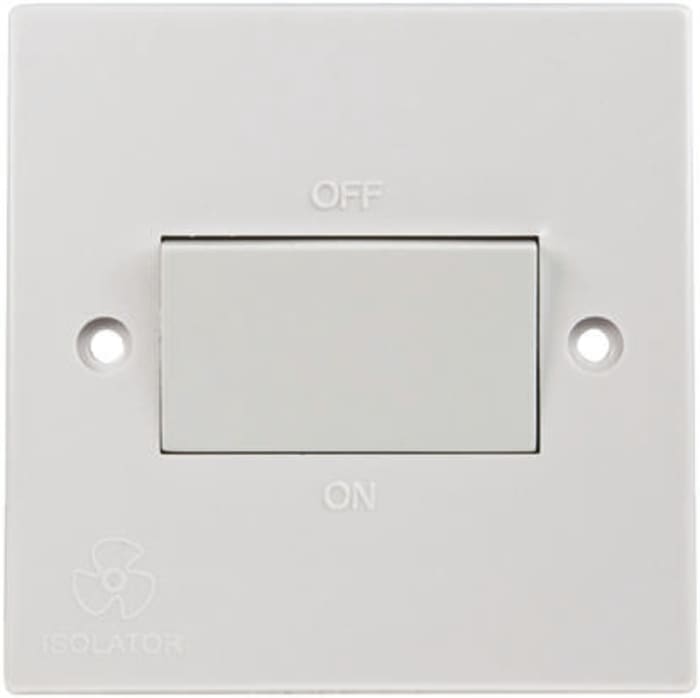 RS PRO Rocker Light Switch, 3 Way, 1 Gang