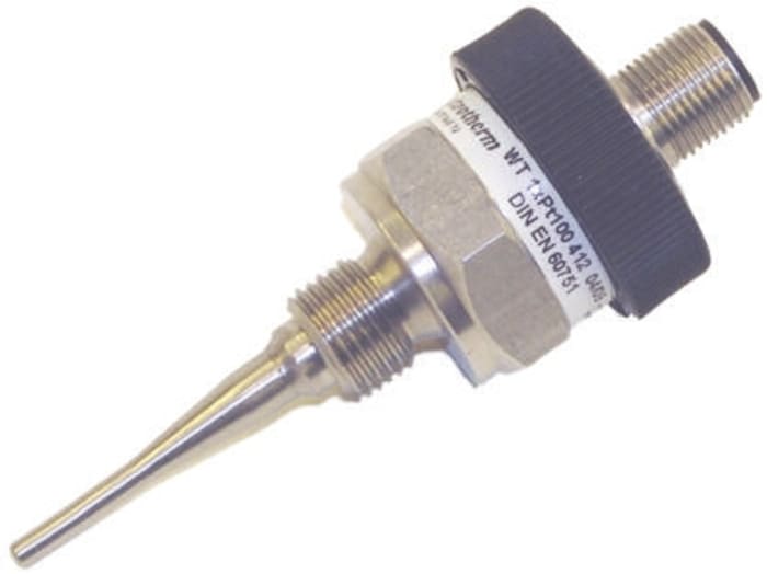 Electrotherm Platinum Resistance Temperature Sensor, -50°C min +400°C max, 150mm Probe Length x 6mm Probe Diameter
