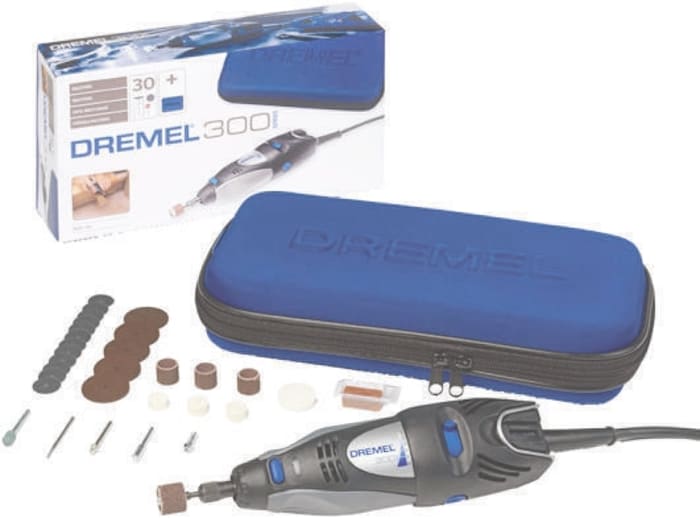 Dremel 300 230V Miniature Power Tool Kit Mini Power Tool Kit, Euro Plug