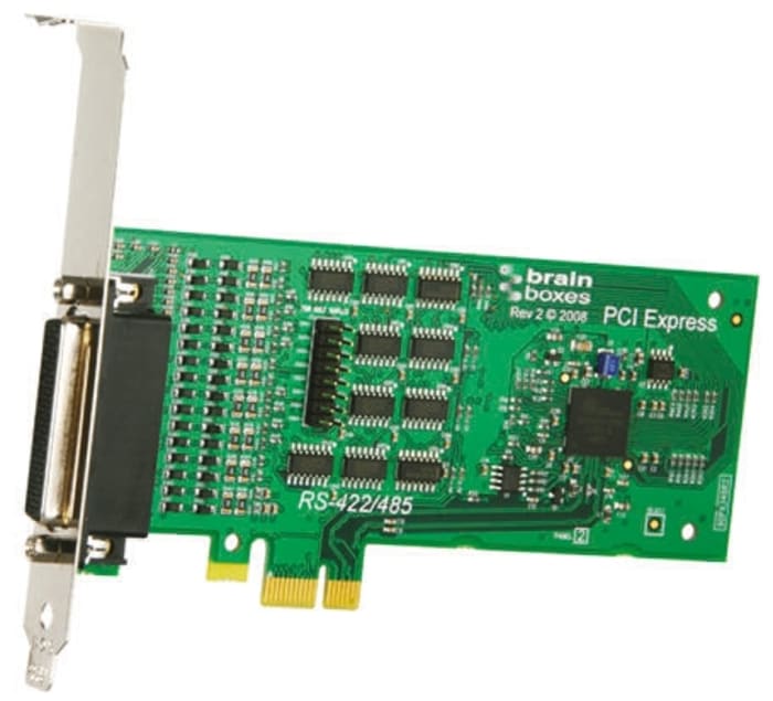 Brainboxes 4 Port PCIe RS422, RS485 Serial Card