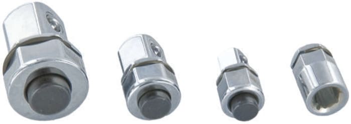 Adaptér Sada adaptérů nástrčných klíčů 1/4, 3/8, 1/2 in Čtyřhran, celková délka: 20 mm, 24 mm, 33 mm RS PRO
