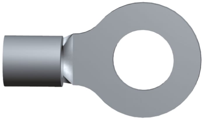 TE Connectivity, SOLISTRAND Uninsulated Ring Terminal, M6 Stud Size, 2.6mm² to 6.6mm² Wire Size