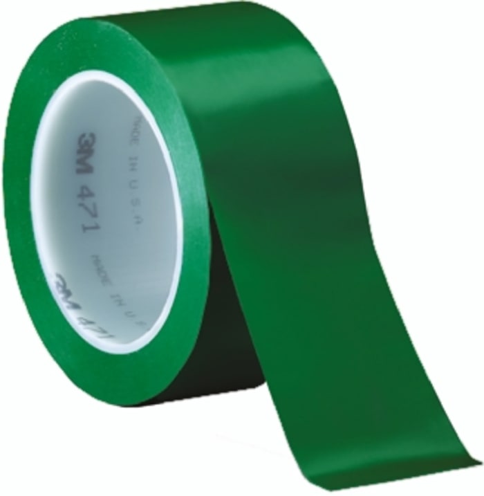 471 3M 3M Scotch 471 Green Vinyl 33m Lane Marking Tape 0 14mm