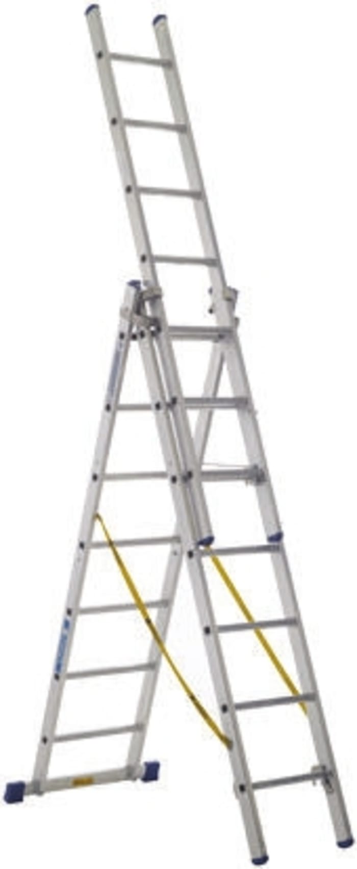 Zarges Aluminium Combination Ladder 21 steps 5m open length