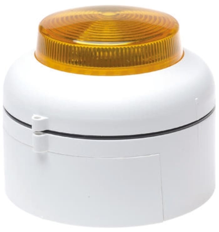 Balise clignotante à LED Ambre Cranford Controls série VXB, 20 → 35 V c.c.