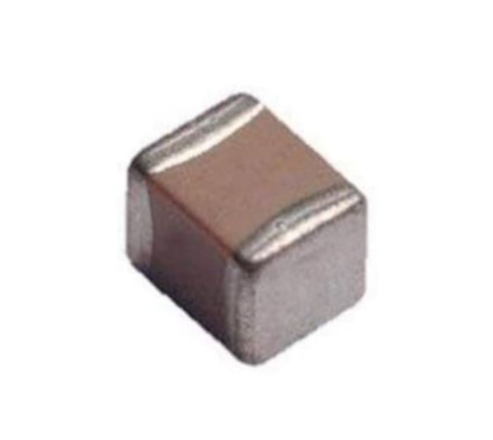 Yageo 100pF Multilayer Ceramic Capacitor MLCC, 50V dc V, ±10% , SMD