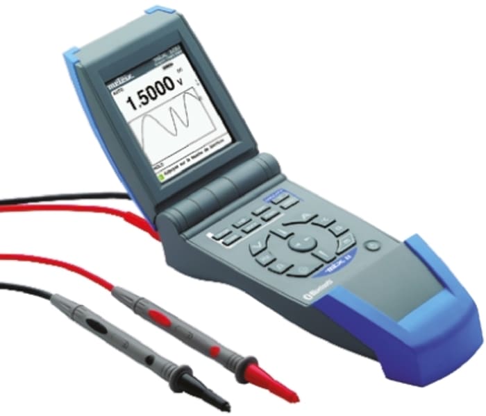 Metrix MTX 3283B Handheld LCD Digital Multimeter, True RMS, 20A ac Max, 20A dc Max, 1000V ac Max