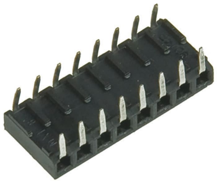 Molex C-Grid Series Right Angle Through Hole Mount PCB Socket, 8-Contact, 1-Row, 2.54mm Pitch, Solder Termination