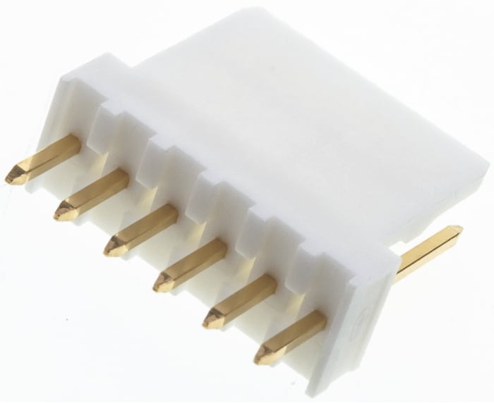Molex KK 254 Series Straight Through Hole Pin Header, 6 Contact(s), 2.54mm Pitch, 1 Row(s), Unshrouded