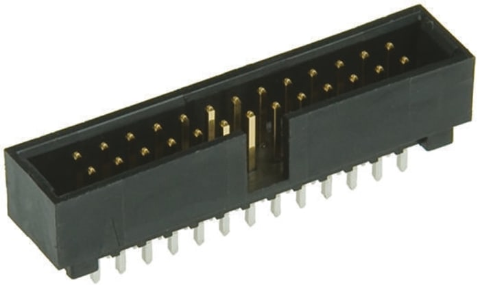 Molex C-Grid Series Straight Through Hole PCB Header, 50 Contact(s), 2.54mm Pitch, 2 Row(s), Shrouded