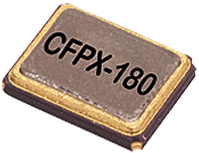 Quartz CMS IQD 18.432MHz Montage en surface 4 broches, 12pF