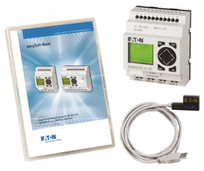 Eaton easy Logic Module Starter Kit, 100 → 240 V ac Digital, 8 x Input, 4 x Output With Display