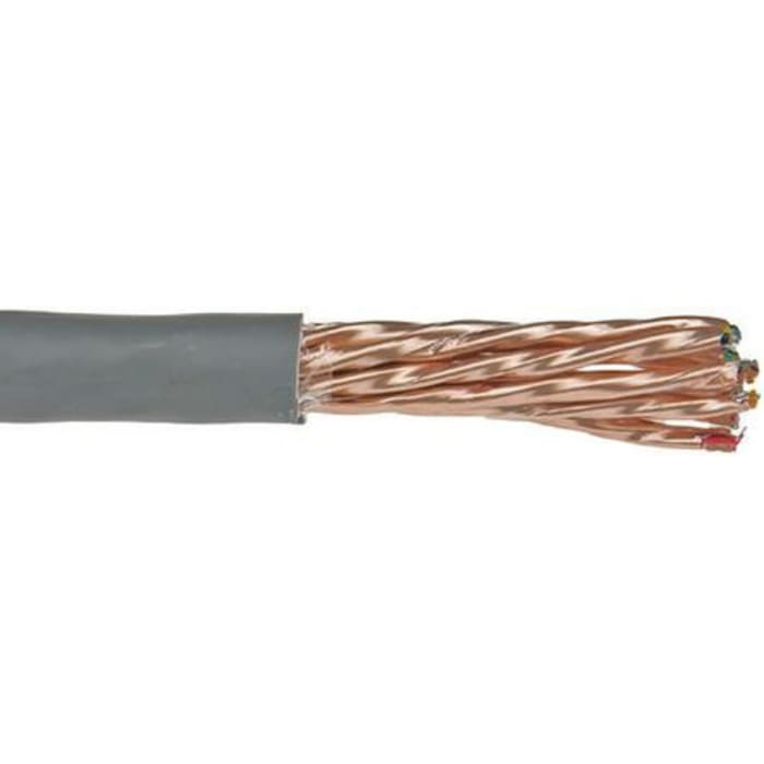 Alpha Wire Alpha Essentials LSZH Communication & Control Series Data Cable, 9 Pairs, 18 Cores, 0.35 mm², Screened, 22