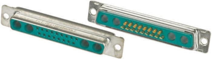Amphenol Communications Solutions DW 21 Way Panel Mount D-sub Connector Socket