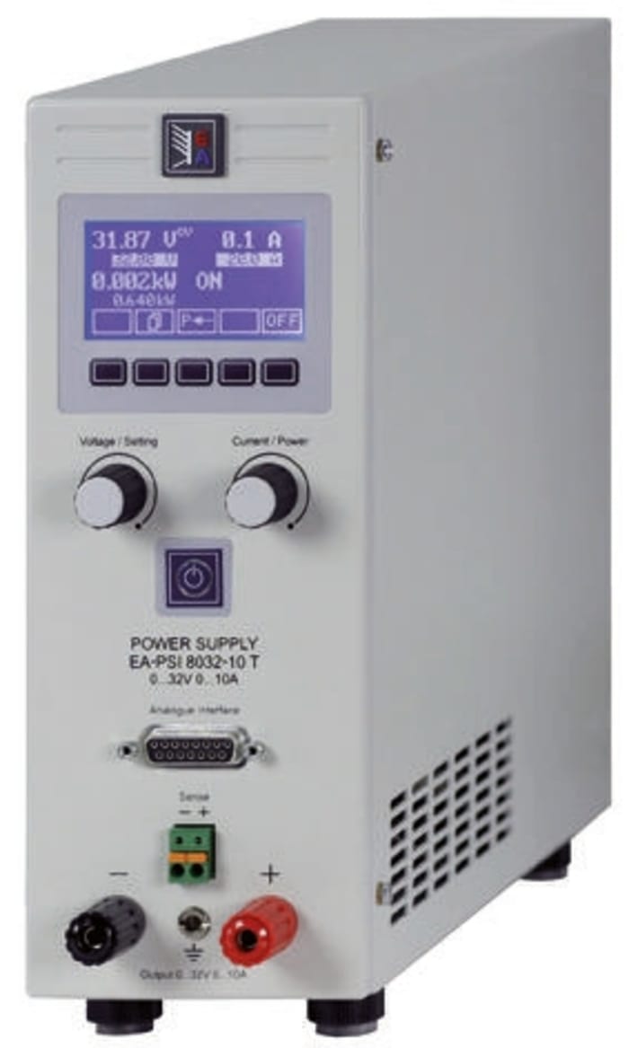 EA Elektro-Automatik Bench Power Supply, 0 → 360V, 10A, 1-Output, 1kW