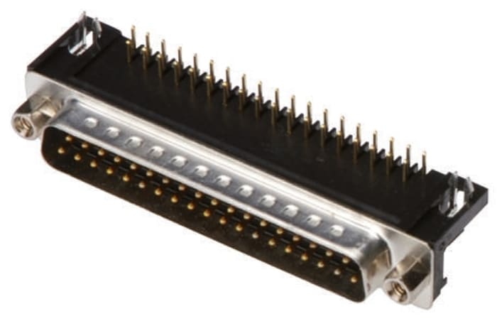 Connecteur Sub-D Mâle ASSMANN WSW 25 voies Traversant Angle droit