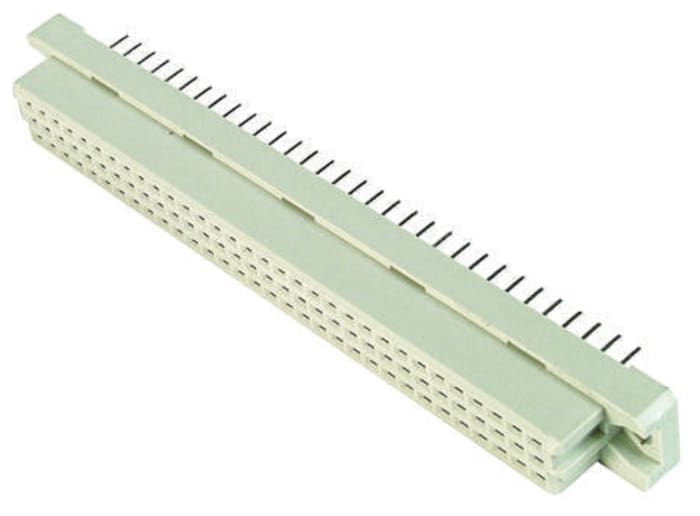 Konektor DIN 41612, řada: A-CF, Samice, rozteč: 2.54mm, počet kontaktů: 96, počet řad: 3, orientace těla: Rovný třída