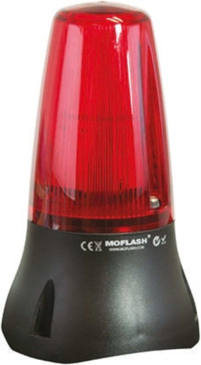 Moflash X 125 Series Flashing Beacon, 115 V ac, Surface Mount, Xenon Bulb