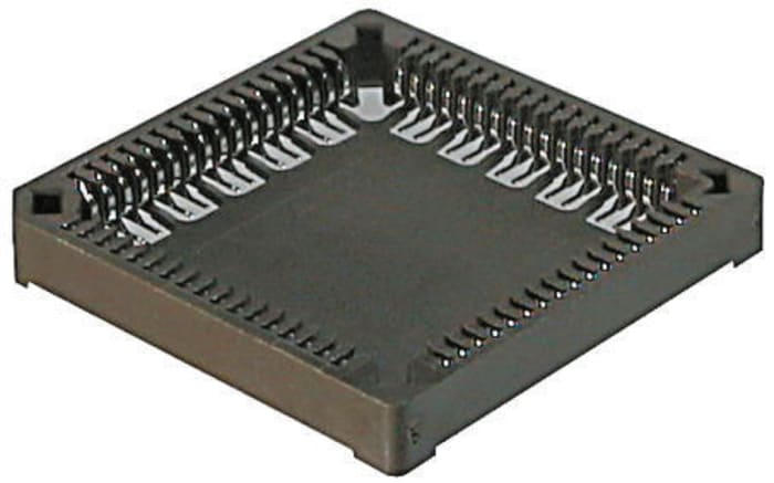 Assmann PLCC Entegre Soketi, Dişi, 68 Pinli 1,27mm Aralıklı, Nikel Üzerine Kalay Kaplı, Yüzeye Monte, 1A