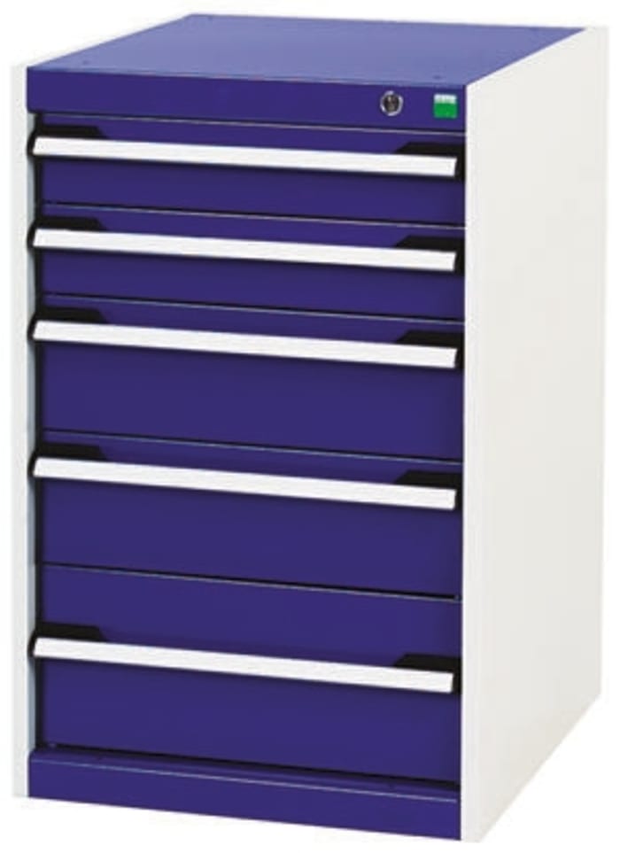 40018037.11V Bott  Bott 5 Drawer Storage Unit, Steel, 800mm x